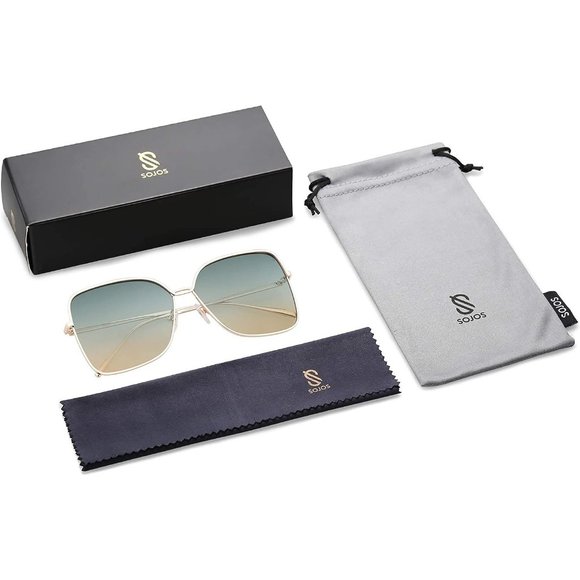 SJ1082 Women Classic Square Oversized Big Large Designer Style Sunnies Sunglasse main image 5